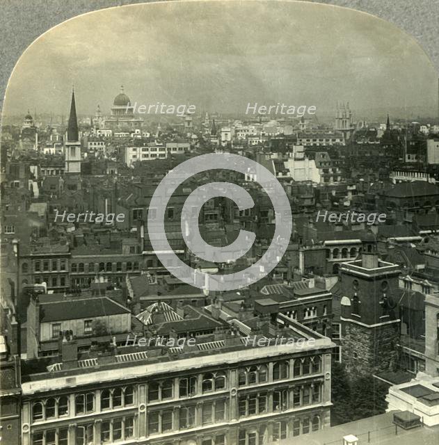 'The Towers, Domes and Spires of the Heart of London, England', c1930s. Creator: Unknown.