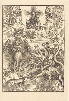 The Apocalyptic Woman, 1498. Creator: Albrecht Durer.