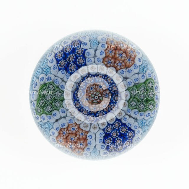 Paperweight, Baccarat, c. 1845-60. Creator: Baccarat Glasshouse.