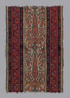 Fragment (From a shawl), Iran, 1801/50. Creator: Unknown.