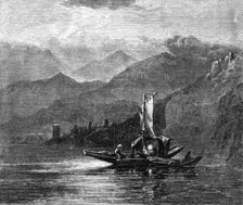 "Summer Moonlight on the Lake of Orta," by Harry Johnson, 1870. Creator: William James Palmer.