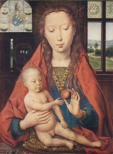 'Madonna and Child, from The Diptych of Maerten van Nieuwenhove', 1487. Artist: Hans Memling.