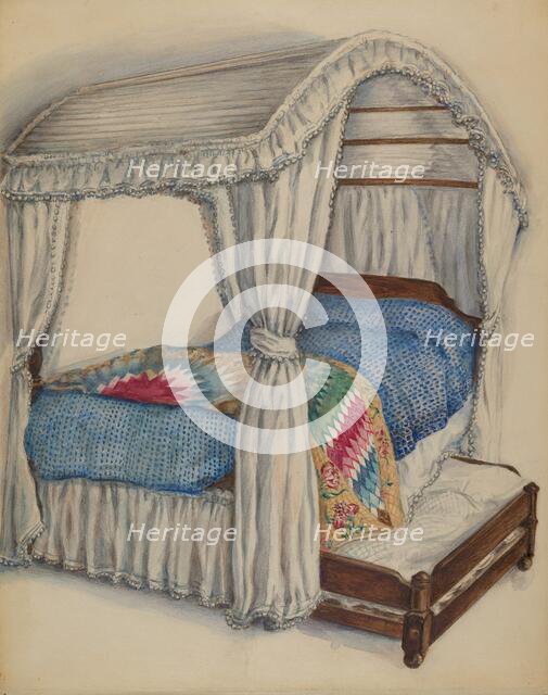 Bedstead, 1936. Creator: Irene Malawicz.