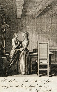 Iffland's Jager, 1786. Creator: Daniel Nikolaus Chodowiecki.