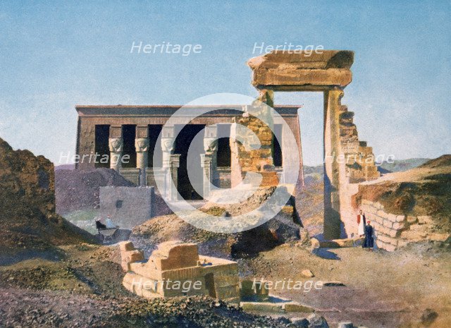 Temple of Hathor, Dendera, Egypt, 20th century. Artist: Unknown