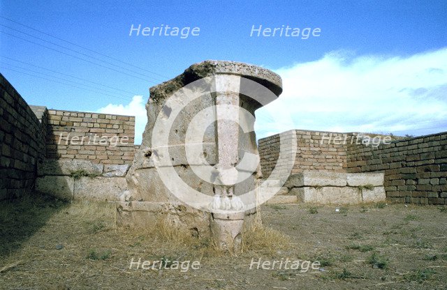 Temple of the Sibitti, Khorsabad, Iraq, 1977.
