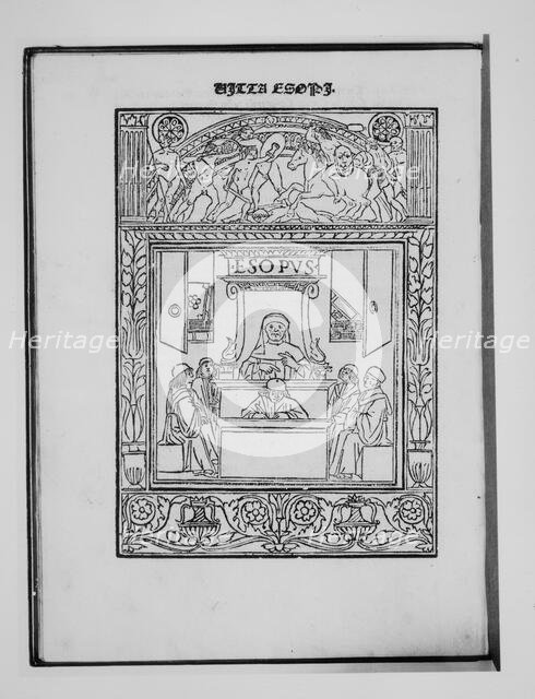 Vita Aesopi, March 27, 1492., March 27, 1492.