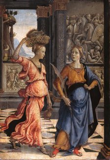 Judith with her maidservant, 1489. Artist: Ghirlandaio, Domenico (1449–1494)