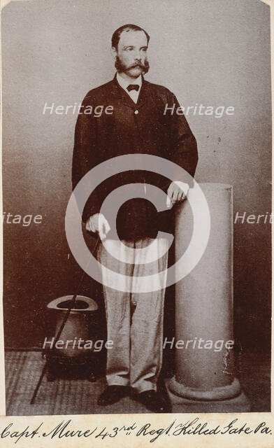 Captain Mure, 43rd regiment, killed Gate Pa, April 1864, 1864. Creator: William Francis Gordon.