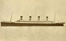 'The "Olympic" (White Star Line) At Sea', c1930. Creator: Unknown.
