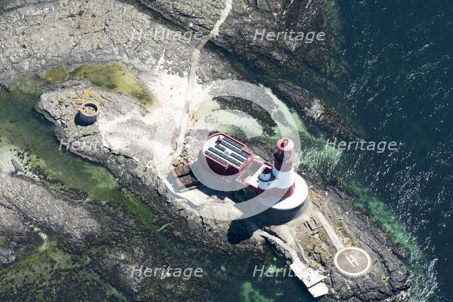 Longstone Lighthouse and Keeper's Cottage, Northumberland, 2018. Creator: Historic England.