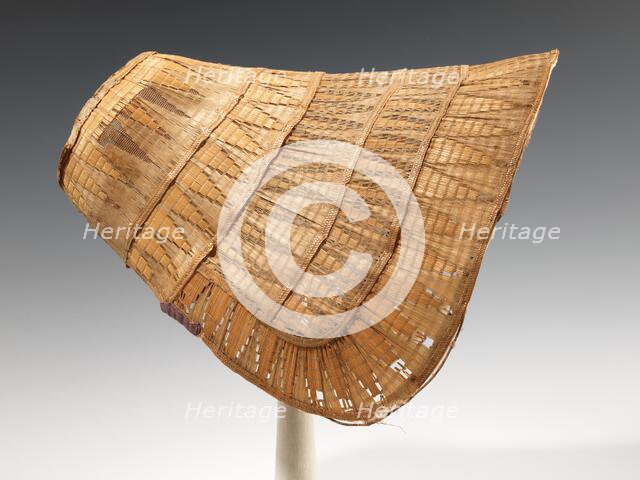 Poke bonnet, American, ca. 1835. Creator: Unknown.
