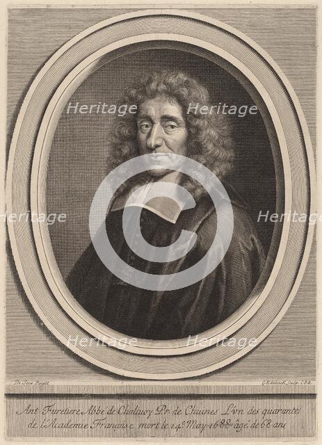 Antoine Furetiere. Creator: Gerard Edelinck.