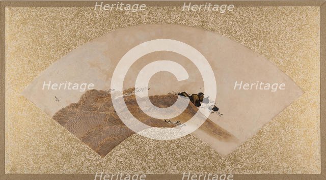 Waves and Rocks, late 19th century. Creator: Shibata Zeshin.