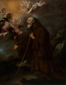 The Vision of Saint Francis of Paola, about 1670. Creator: Bartolomé Esteban Murillo.