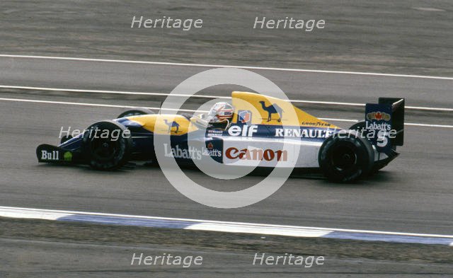 Williams Renault FW14B Nigel Mansell, 1992 British Grand Prix, Silverstone. Creator: Unknown.