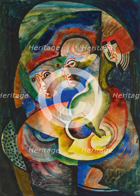 Masks, c1922. Creator: Kádár, Béla (1877-1956).