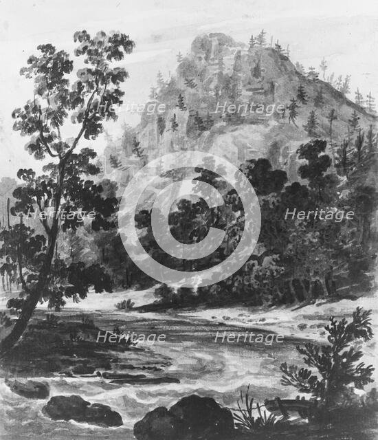 Delaware Water Gap (?), 1811-ca. 1813. Creator: Pavel Petrovic Svin'in.