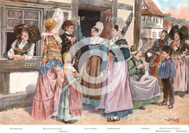 ''Les Costumes de l'Alsace', 1924. Creator: P Kauffmann.