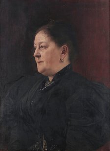 Portrait of Mathilde Trau, 1893. Creator: Klimt, Gustav (1862-1918).
