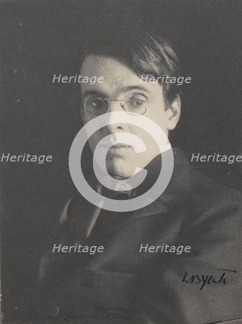 Portrait of the poet William Butler Yeats (1865-1939), 1903.