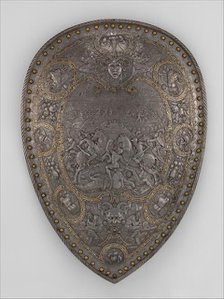 Shield of Henry II of France (reigned 1547-59), French, ca. 1555. Creator: Unknown.
