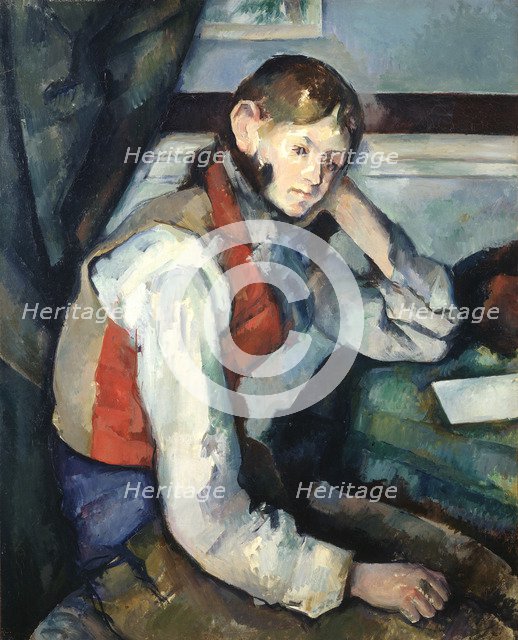 The Boy in the Red Vest (Le garçon au gilet rouge), 1888-1890.