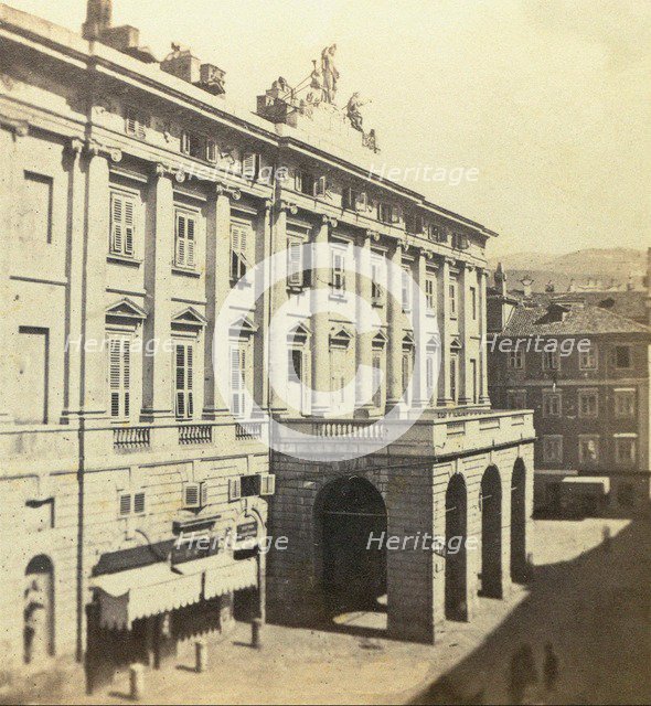 Teatro Grande, Trieste, c. 1890.