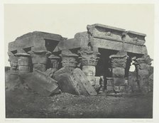 Temple d'Ombos, Haute-Egypte, 1849/51, printed 1852. Creator: Maxime du Camp.