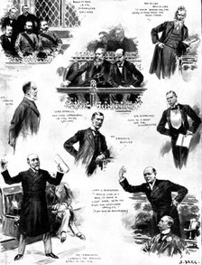 The Debate on the Army Estimates in the House of Commons, 1898. Creator: Unknown.