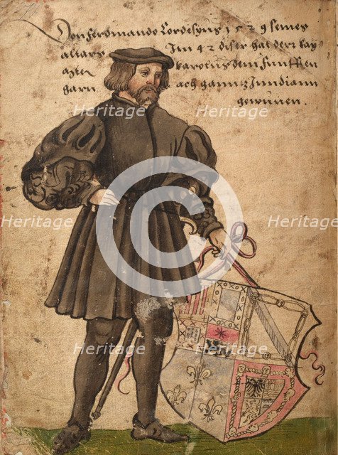 Ferdinand Cortez. From: Trachtenbuch, 1529.