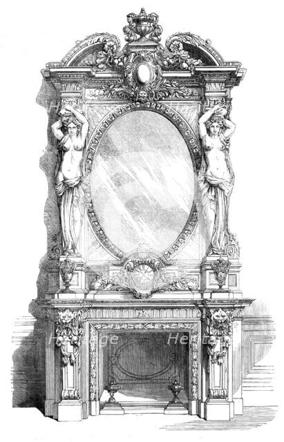 The International Exhibition: chimneypiece by Jackson and Sons, 1862. Creator: Unknown.