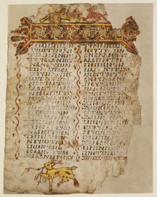 Life Story of Samuel: Decorated Text Page, 10th century.  Creator: Unknown.