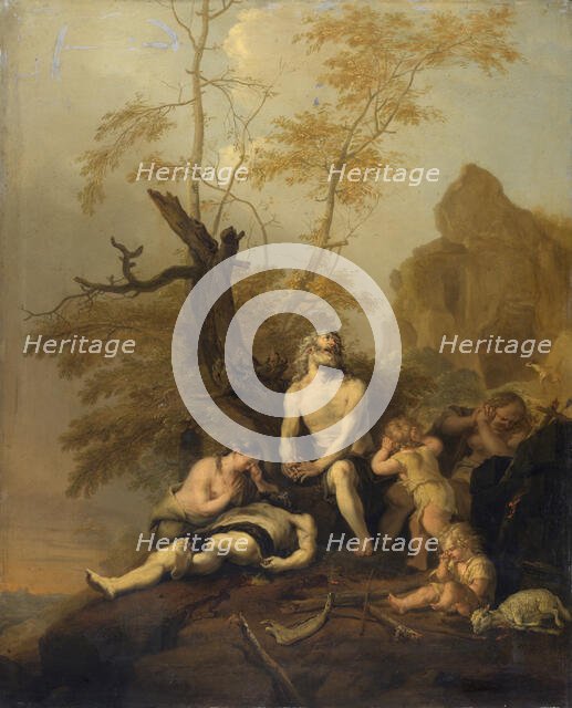 The Death of Abel, 1645. Creator: Bartholomeus Breenbergh.