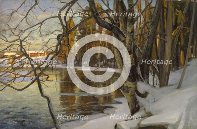 Winter Sun, 1909. Creator: Victor Westerholm.