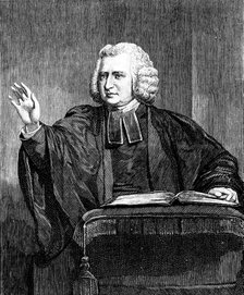Charles Wesley, 18th century English preacher and hymn writer. Artist: Unknown