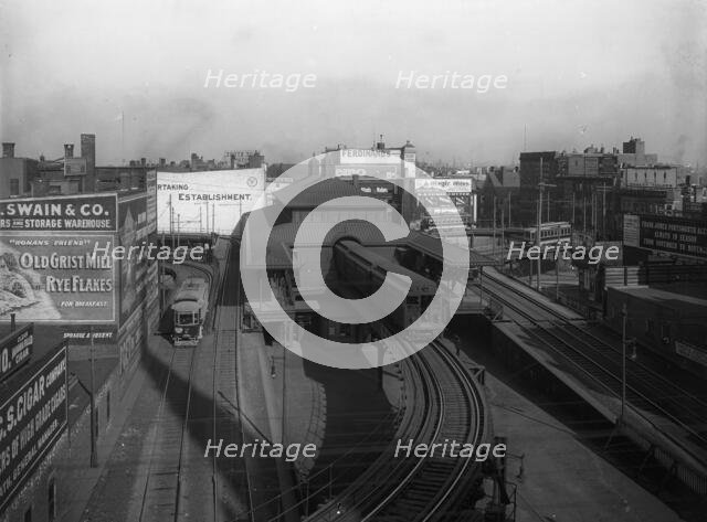 Dudley Street Station, Boston "L" Ry., Boston, Mass., c1904. Creator: Unknown.