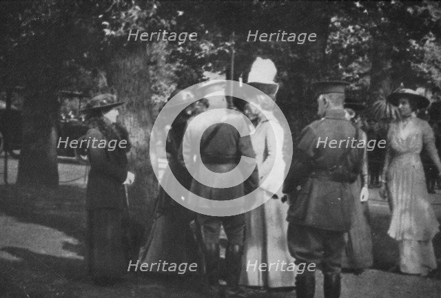 'H.M. Queen Mary after the Investiture of the 25th August 1915', (1939). Artist: Unknown.