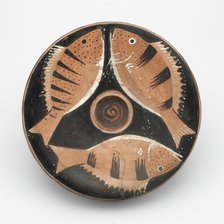 Fish Plate, 350-325 BCE. Creator: Heligoland Painter.