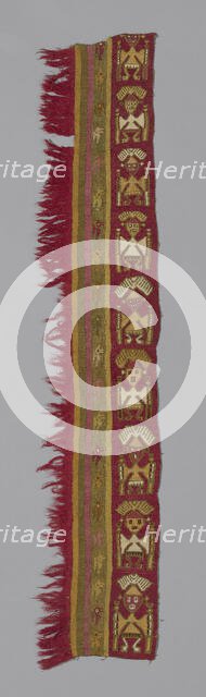 Fragment (Loincloth), Peru, A.D. 1250/1470. Creator: Unknown.