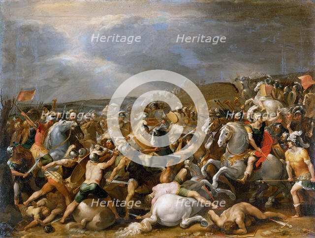 Battle of Tullus Hostilius against the Forces of Veii, ca. 1597. Creator: Cesari, Giuseppe (1568-1640).