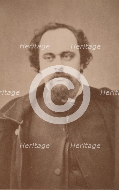 Dante Gabriel Rossetti, 1860s. Creator: Unknown.