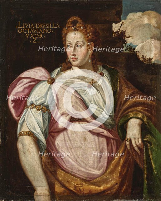 Portrait of Livia Drusilla, wife of Augustus, the first Roman emperor, End of 16th century. Creator: Anonymous.