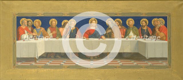The Last Supper, 1915-1925. Creator: H. Siddons Mowbray.