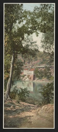 Old mill on the Potomac River, Maryland, c1899. Creator: William H. Jackson.