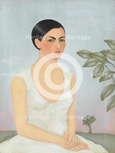 Portrait of Cristina, My Sister, 1928. Creator: Kahlo, Frida (1907-1954).