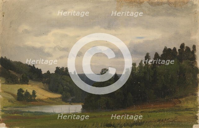 Summer Landscape, bay cove. Creator: Johan Knutson.