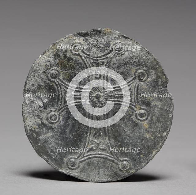 Pilgrim's Medallion with St. Symeon the Younger, c. 1100. Creator: Unknown.