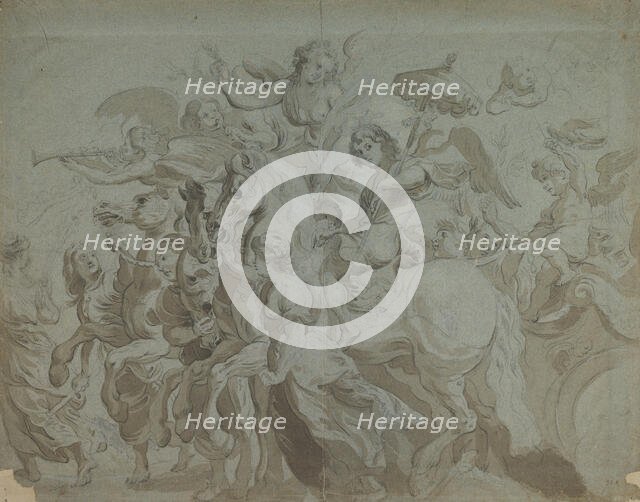 Triumph of the Eucharist, mid-17th century. Creator: Anon.