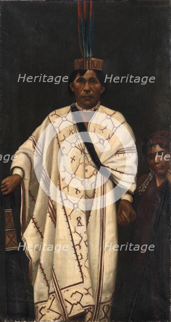 Piro Indian Chief, ca. 1890-1892. Creator: Unknown.